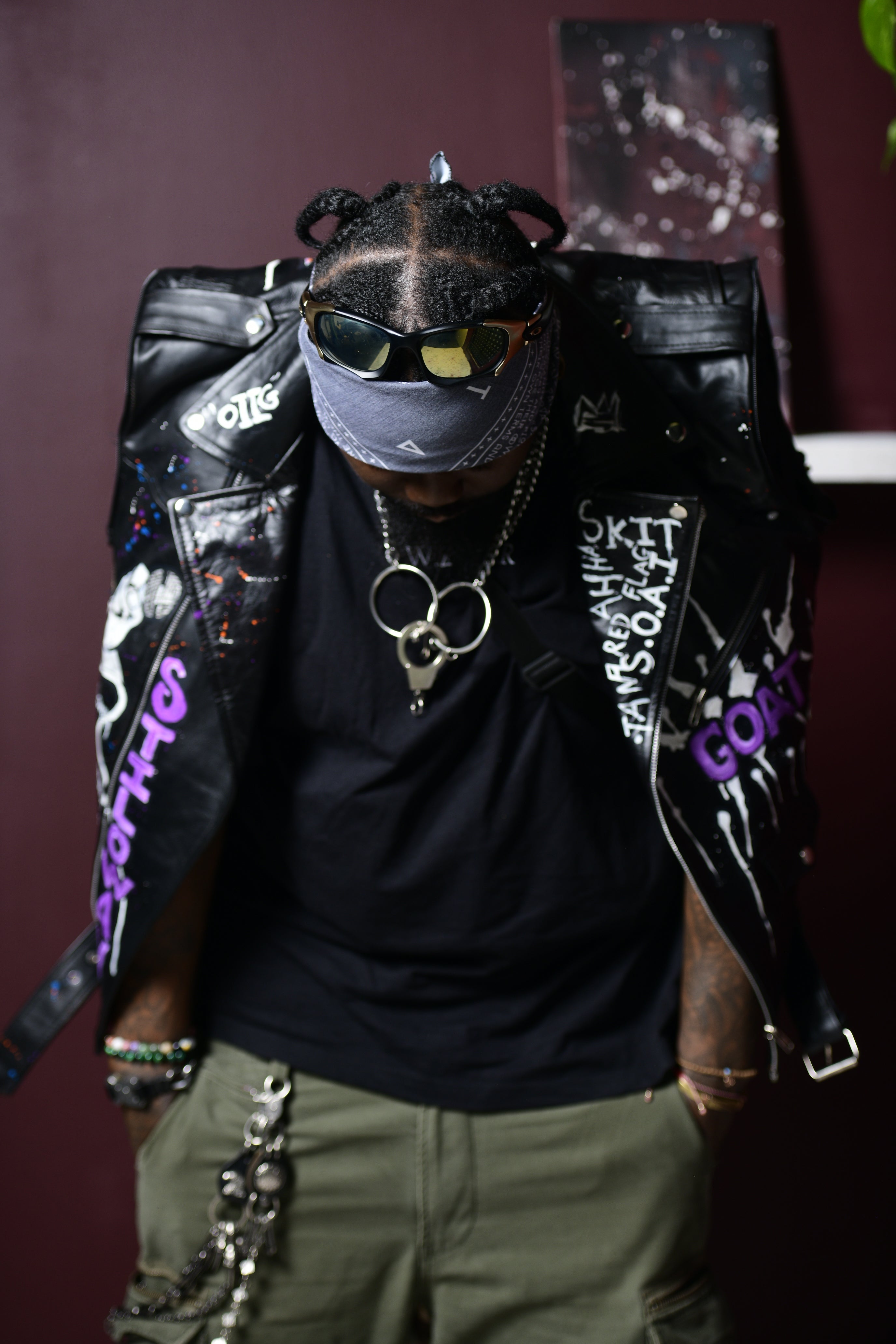 Full biker rider