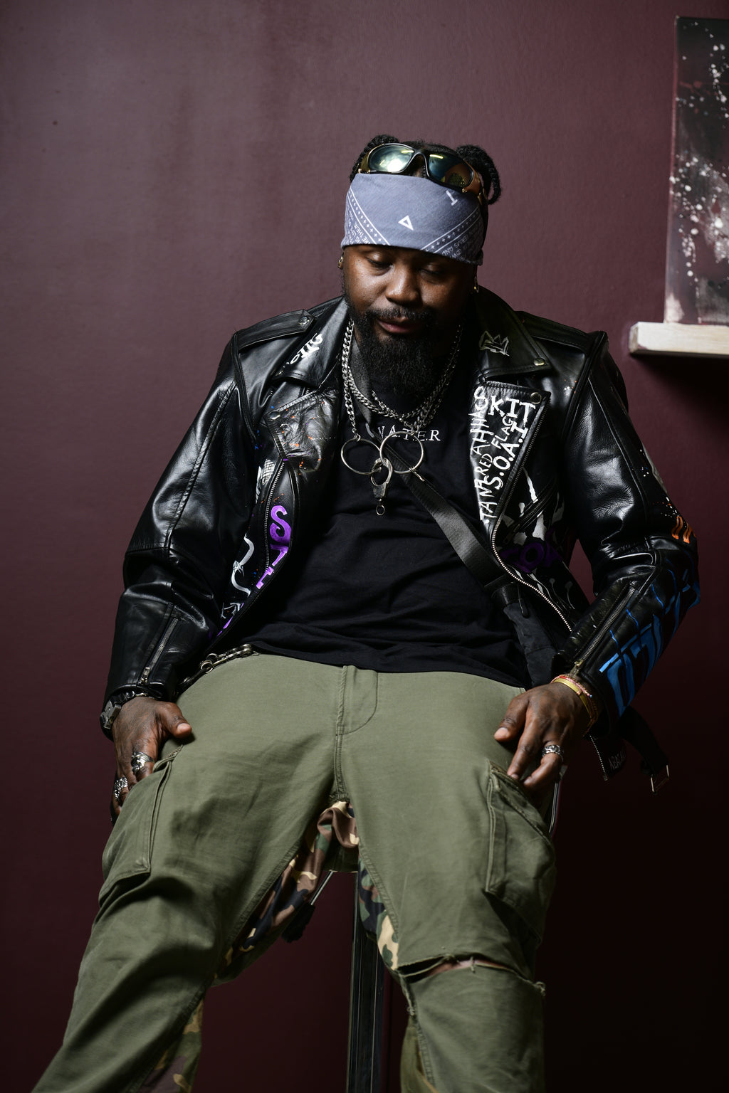 Full biker rider
